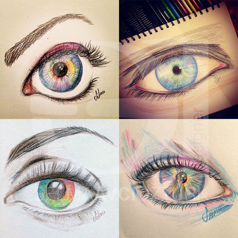 Colour Pencils Drawing