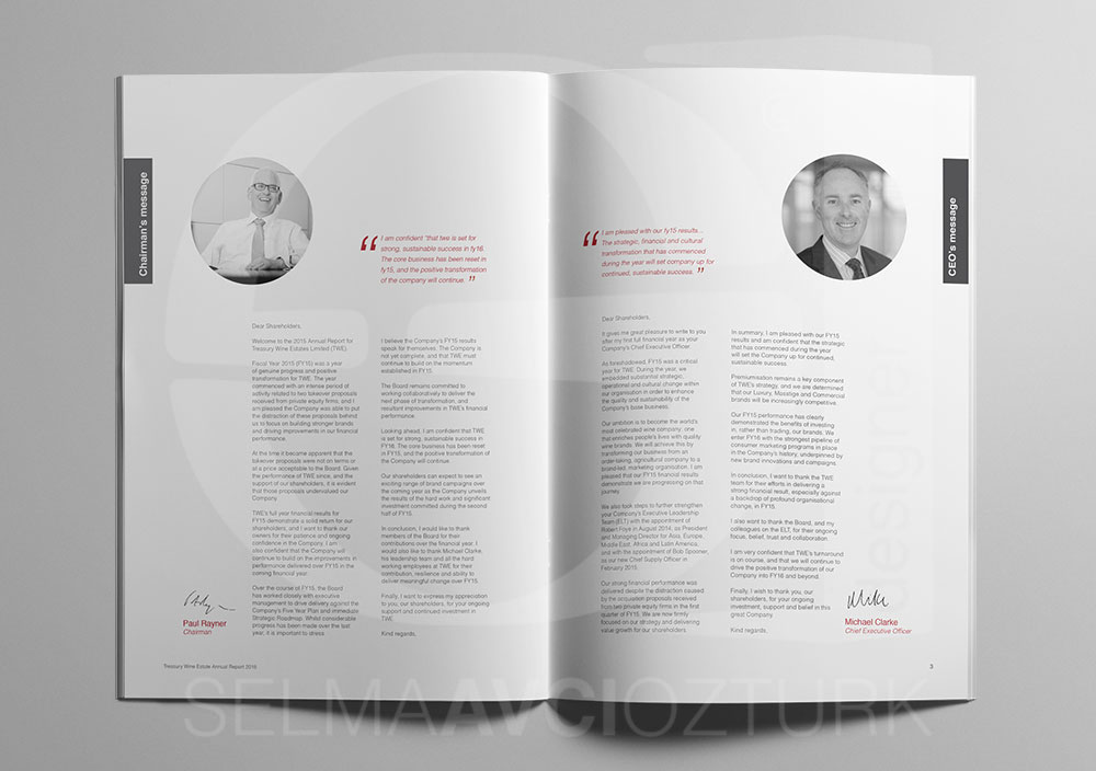 Annual Report Template Designs